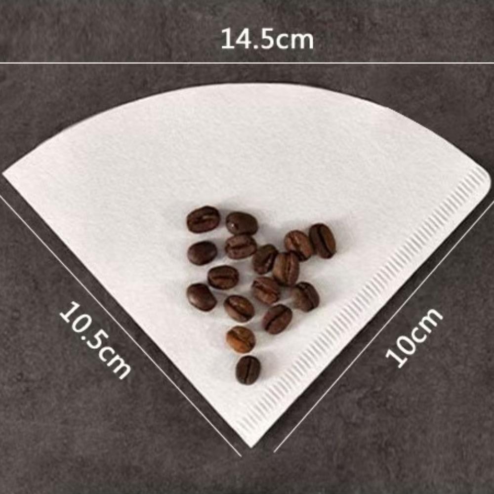 Single-use coffee filter paper bag, conical filter 2-4 cups natural drip coffee filter paper filter, making tool accessories