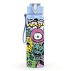 1PC Graffiti Monster Cartoon 750ml sports water bottle leakproof straw lid outdoor office home