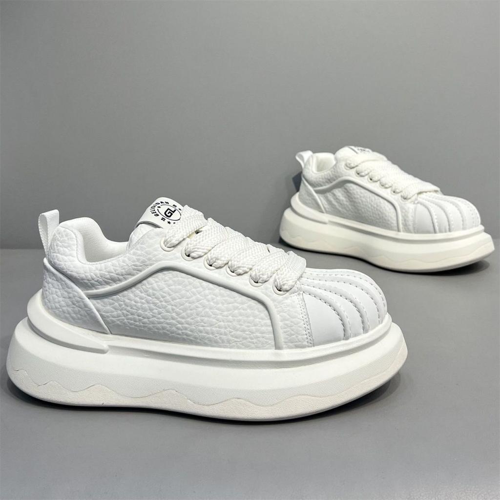 Casual Men's Shoes Spring New Thick-soled Low-top Sports Shoes