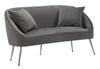 Sofa Silvery With Cushions Cm 137X69X79