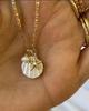1pc Minimalist Starfish & Faux Pearl Shell Pendant Necklace, Summer Beach Vacation Party Accessory