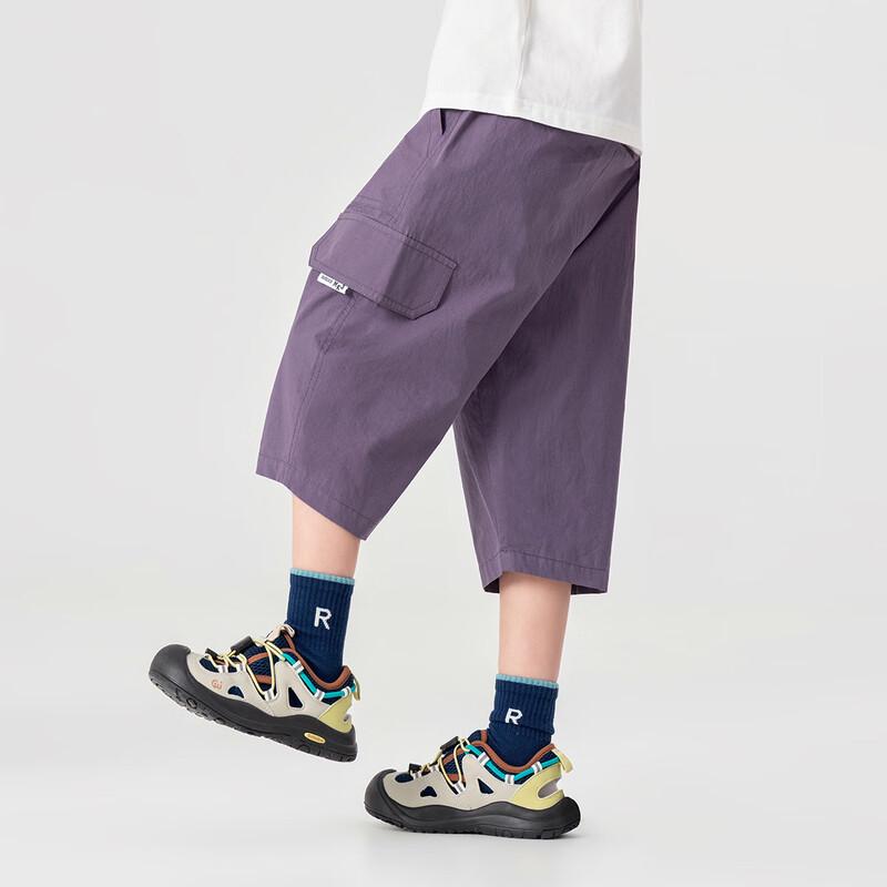 Duoduojia Boys' Cotton Casual Cargo Shorts