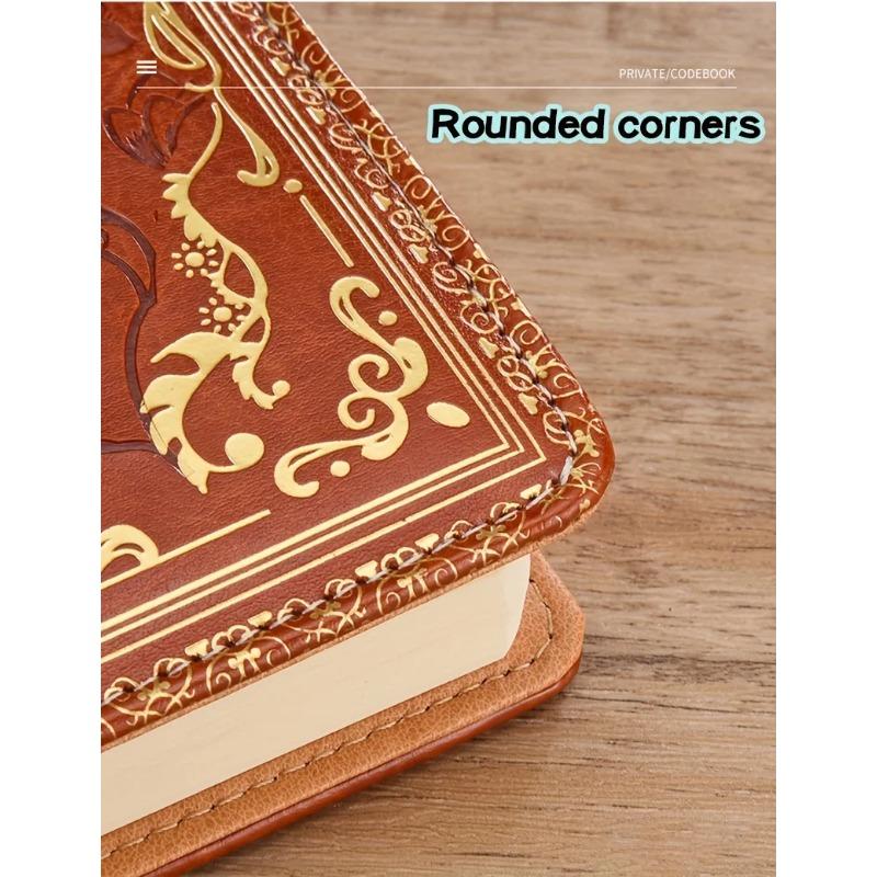 Digital Locking Journal - A5 Password Protected Diary with Secure Code Lock,200 Page Faux Leather Secret Notebook for Teens Gift