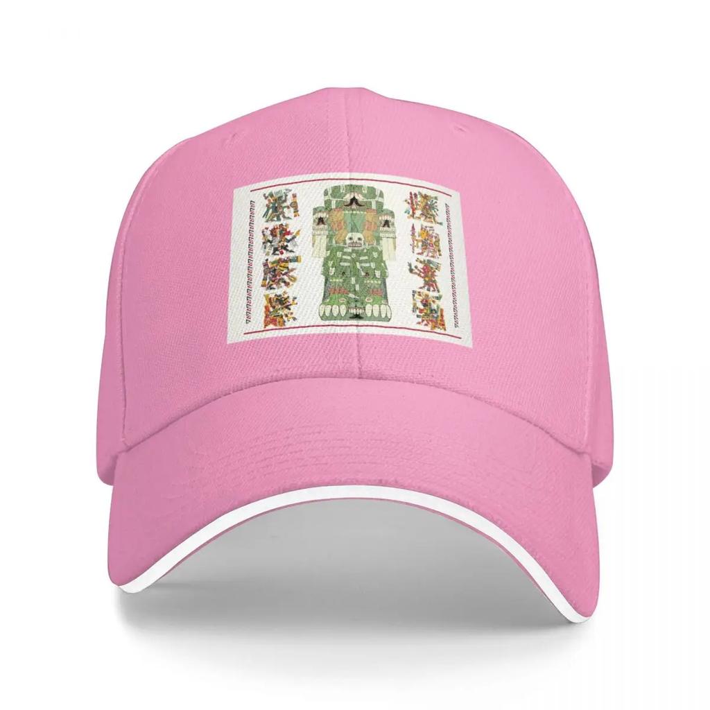 Coatlicue - Aztec Mother Goddess Codex Borgia Style JP Baseball Cap Fashion Beach Golf Women Men's