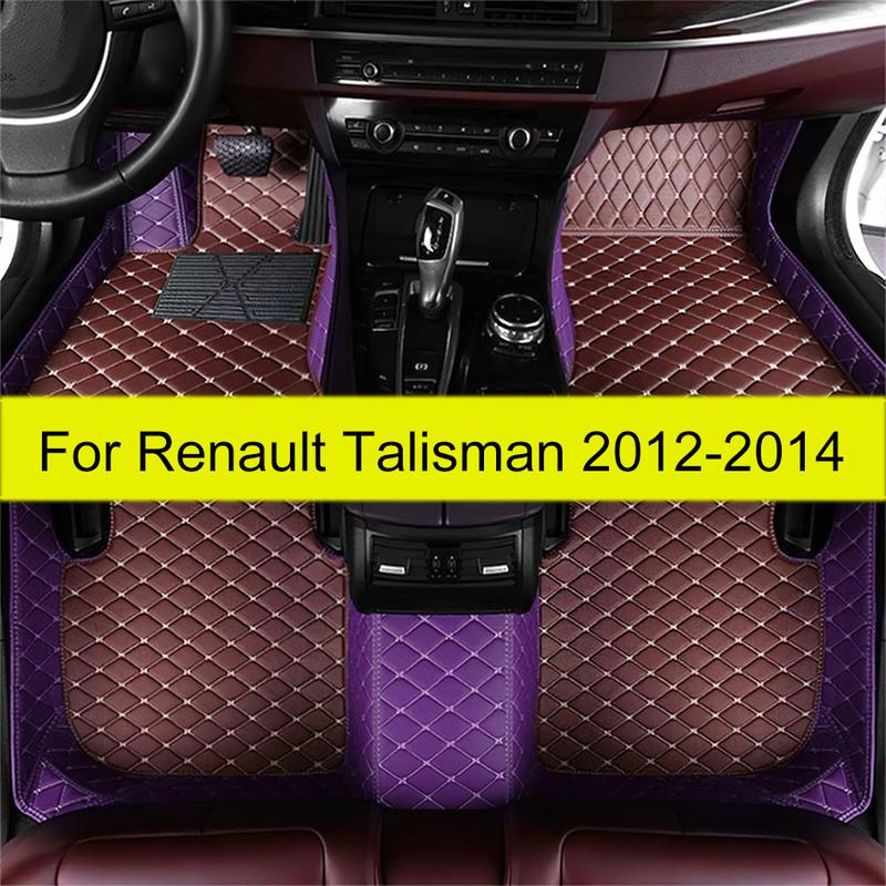Car Floor Mats for Renault Talisman 2012 2013 2014 Auto Foot Pads Automobile Carpet Cover