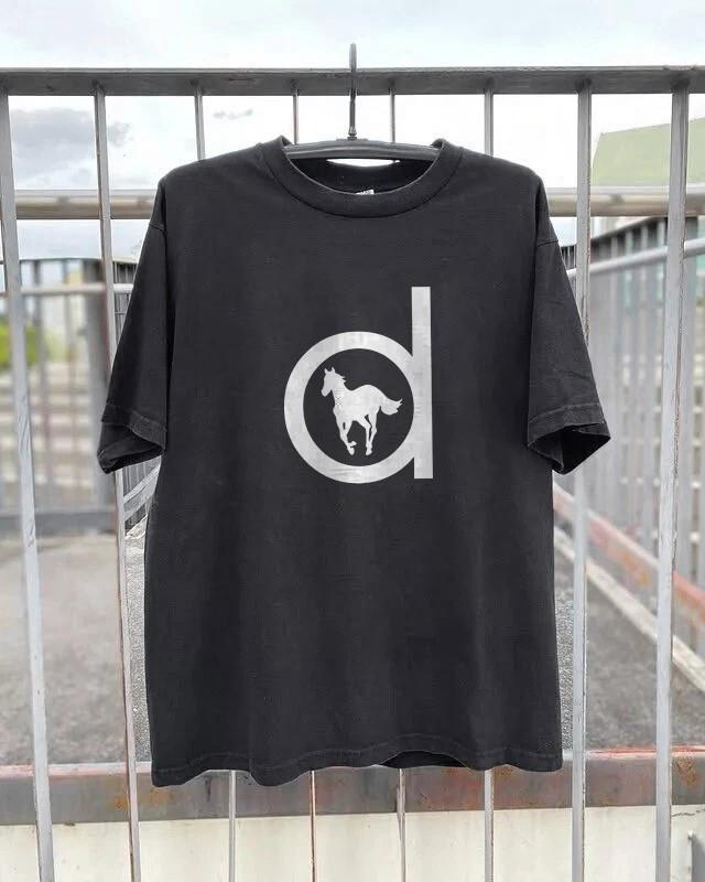 Maglietta Grafica Deftones White Pony Logo Alternativa per Band Metal