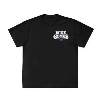 Luke Combs Unisex Adult Tour Â´23 Skull Back Print T-Shirt