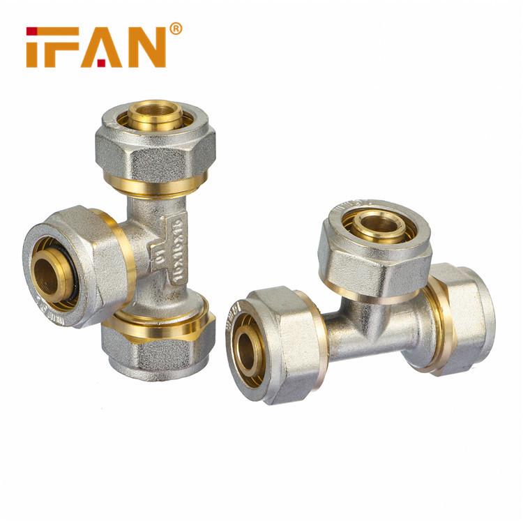 Copper Union Fitting for 1/2" & 3/4" PEX-AL-PEX Pipe - Underfloor Heating Accessory