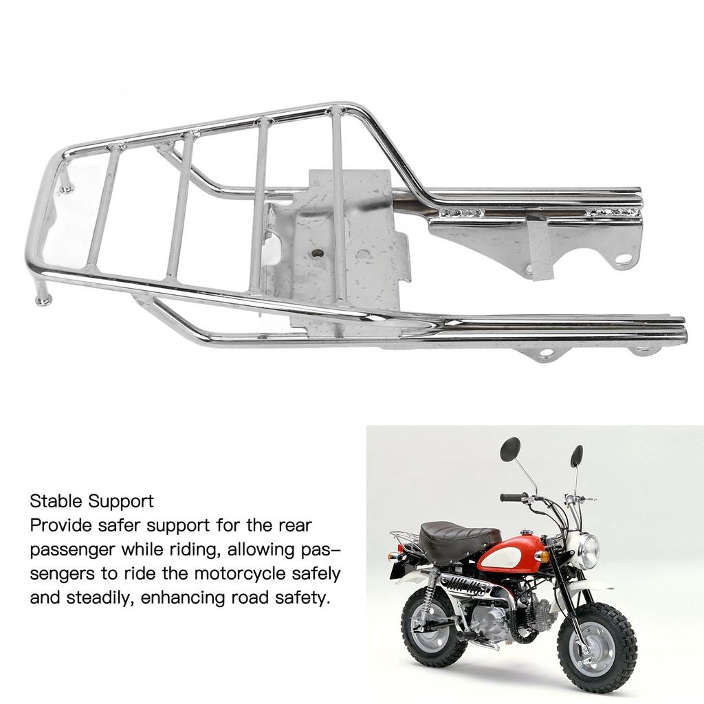 Motorcycle Luggage Storage Rack, Motorcycle Rear Rack Carrier Extended Shelf for Monkey Z50 Z50J Skyteam Z50A Space Increase