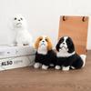 Fluffy Simulation Dog Plush Toy Delicate Sheepdog Plush Pillow  Valentine's Day Gifts