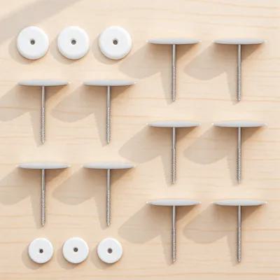 10Pcs Cake Flower Nails Stainless Steel Fine Workmanship Pastry Sticks Reusable Baking Decoration Tools DIY Cake Accessories