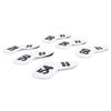 6PCS Golf Club Head Covers PU Leather Abrasion Resistant Clear Numbers Golf Iron Covers Set for
