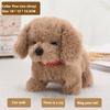 1 Piece Can Walking And Call Electric Robot Pet Doll Dog Realistic Plush Simulation Smart Dog Children Toy Christmas Gift