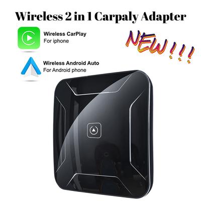 Wireless CarPlay 2 In 1 Android Auto Apple Carplay Adapter Mini AI Box Plug And Play WiFi USB Type C Connection Car Accessories