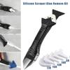 Raspador de Silicone Multifuncional e Ferramenta Removedora de Rejunte para Cantos de Azulejo.