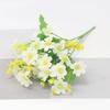One Bouquet 7 Branch 28 Heads Cute Silk Daisy Artificial Decorative Flower DIY Wedding Floral Arrangement Home Room Table Decor