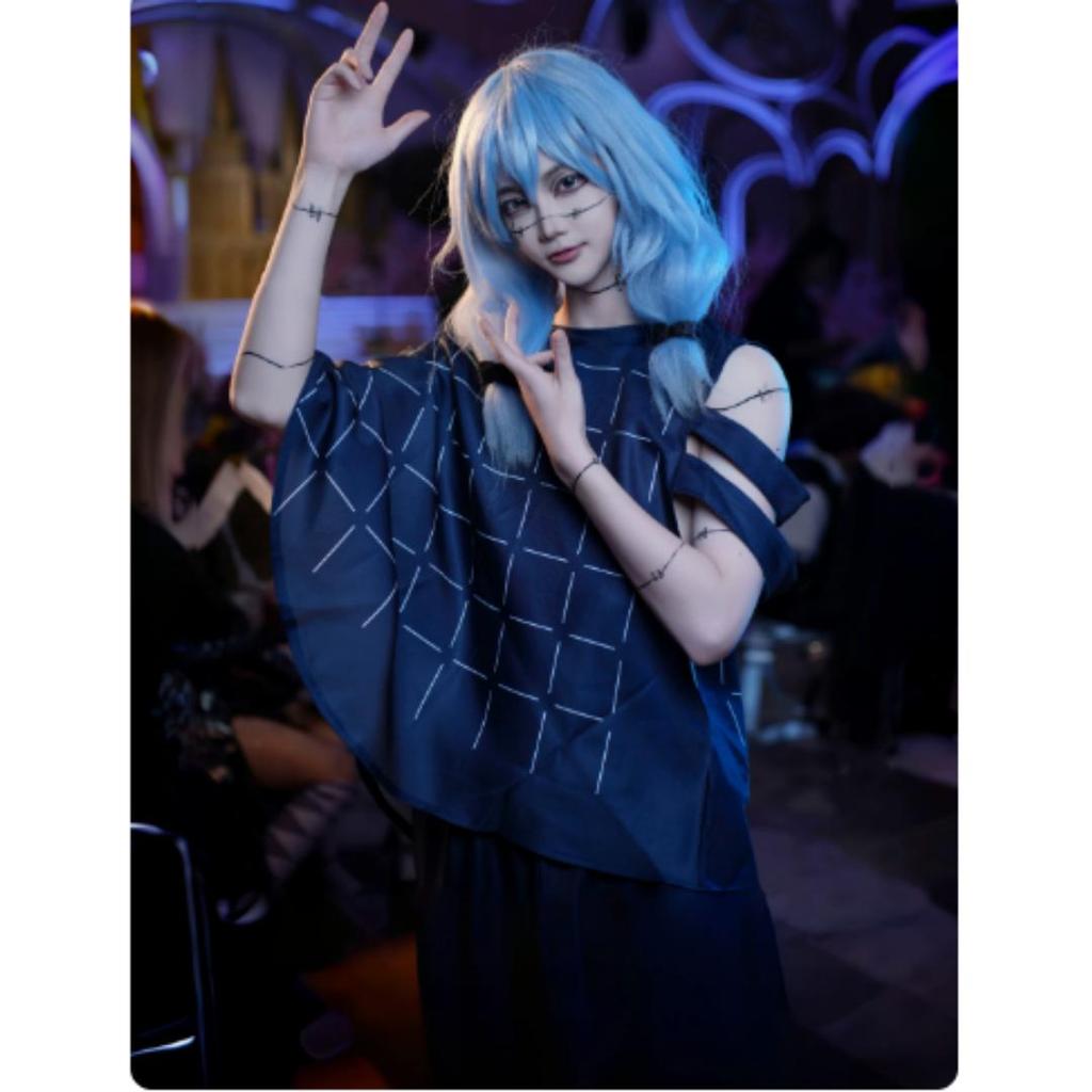 Jujutsu Kaisen Mahito Cosplay Costume Full Set Anime Jjk Costumes Wig Top Pants Suit For Carnival Halloween Party Mahito Set