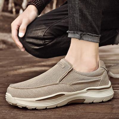 Herr Mode Casual Skor Andningsbar Mesh Lättviktiga Slip On Skor Casual Sneakers Utomhus Stor Storlek 39 -48 Herrskor