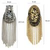 Detachable Shoulder Tassel Epaulet Rhinestone Badge New Brooch  Clothing Accessories
