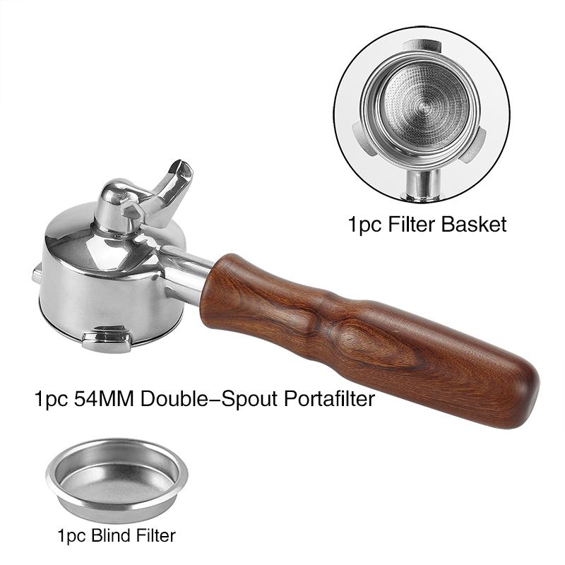 54MM Coffee Bottomless Portafilter For Sage Breville 870 878 880 Replacement Filter Basket Espresso Accessory Barista Tool