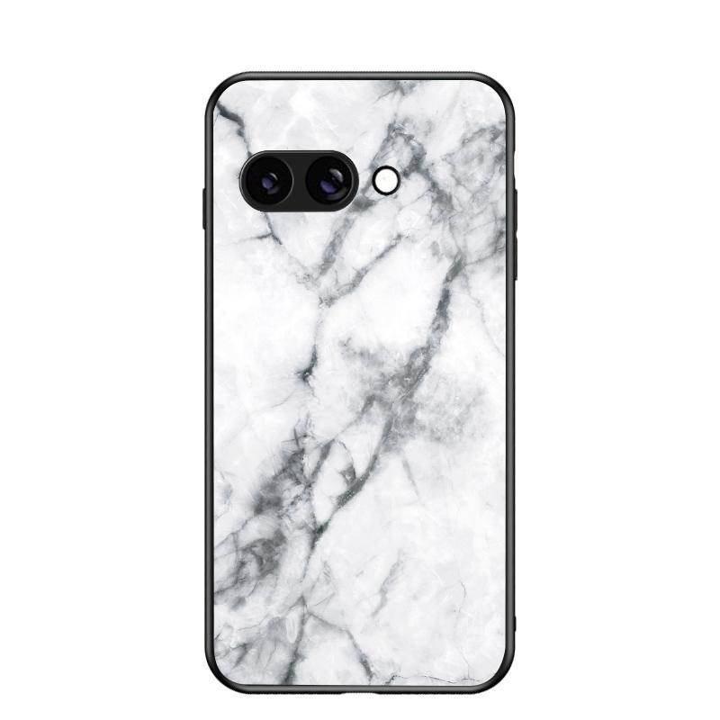 

For Google Pixel 9A Marbled glass phone case For Pixel 9A