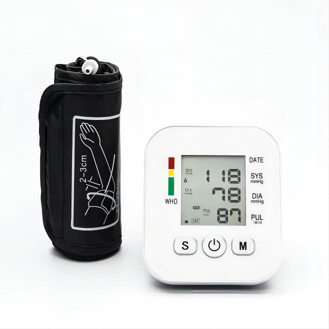 Medical Plastic Blood Pressure Monitor with LCD Digital Display Plastic