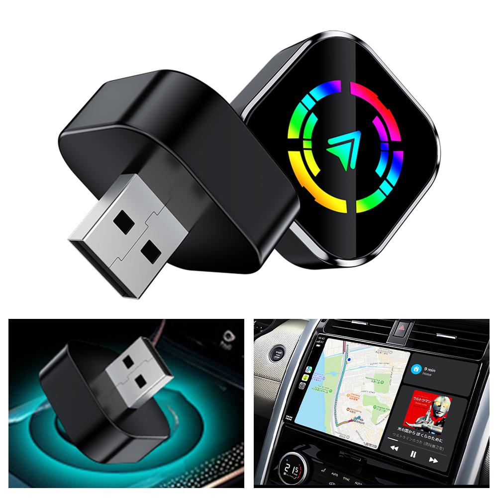 2 in 1 Wireless CarPlay Android Auto Adapter Smart Box Convert Wired To Wireless Smart USB Dongle Auto Connect for Factory Wired