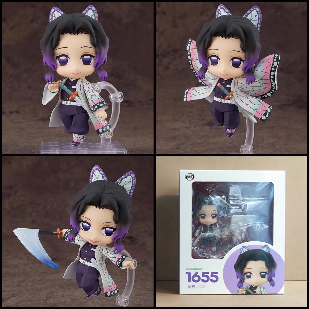 Demon Slayer Anime Figure Akaza Action Swappable Faces Movable Joints 2112 Articulated Poseable Detailed Scale Collectible