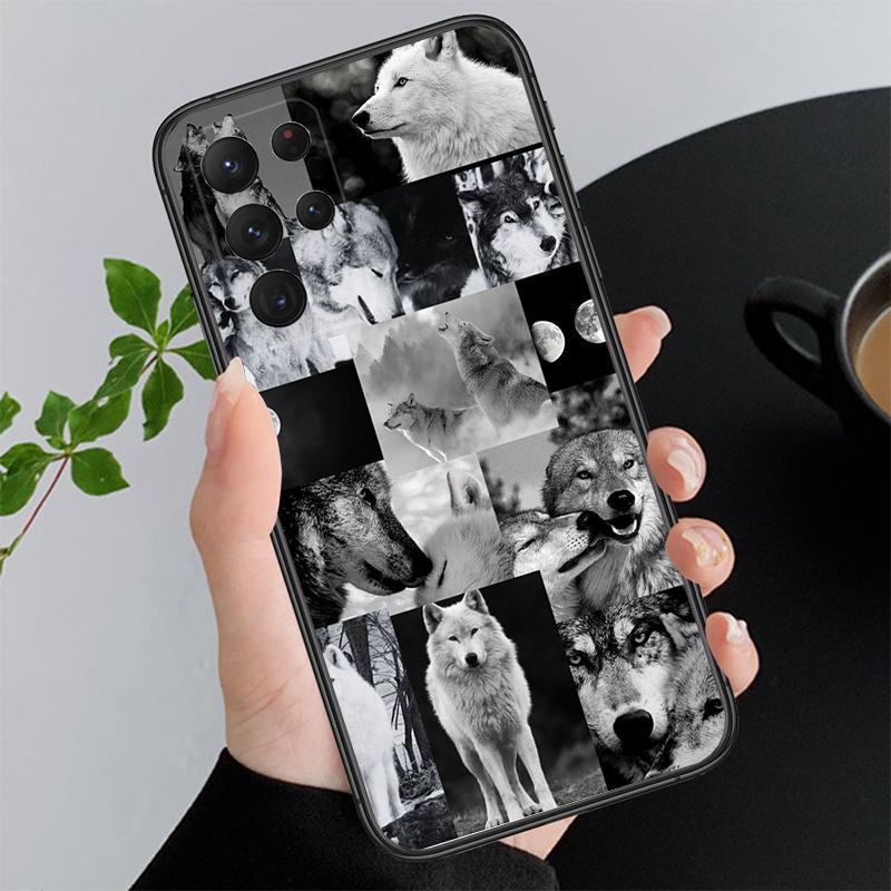 

Phone Case For Samsung A55 A16 A56 A36 A35 A15 A53 A54 A33 A34 A25 A05S A52 A52S A14 A26 A71 Animal Wolf A52