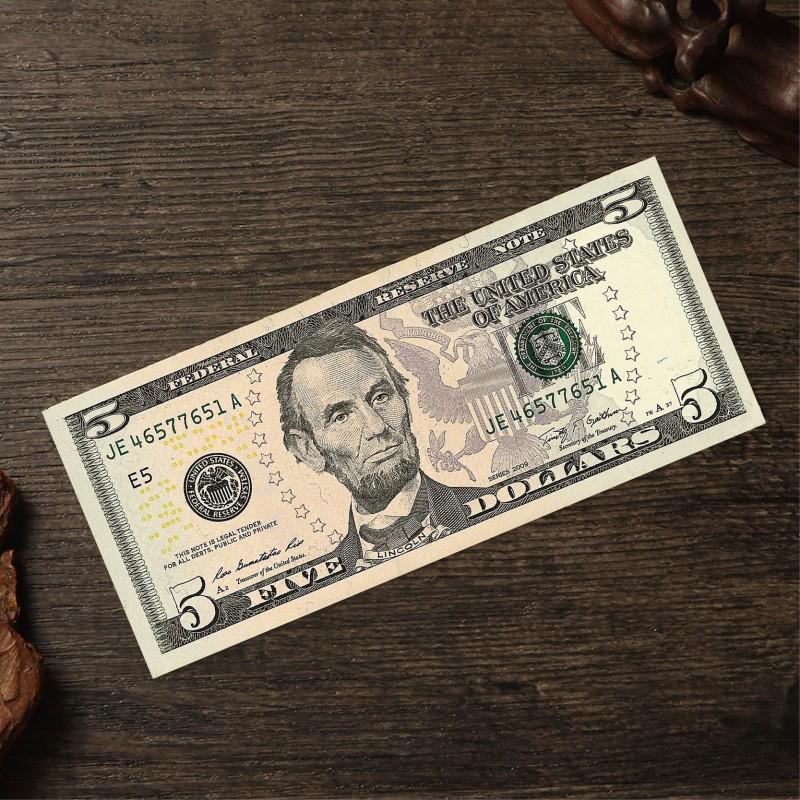 Men's Creative Wallet: Currency Print Canvas Card Holder, Customizable Designs Available