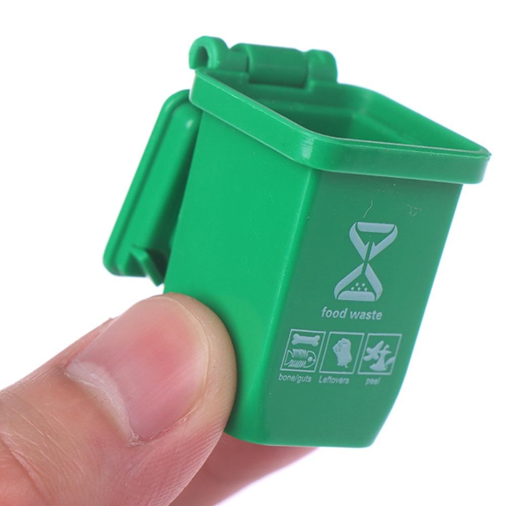Decoration Simulation Trash Can Dollhouse Trash Can Dollhouse Miniature Simulation Furniture Toy