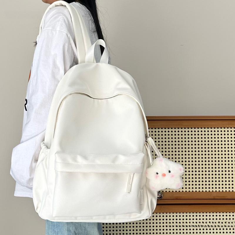 Стильный однотонный рюкзак для девочек-подростков и студенток колледжа