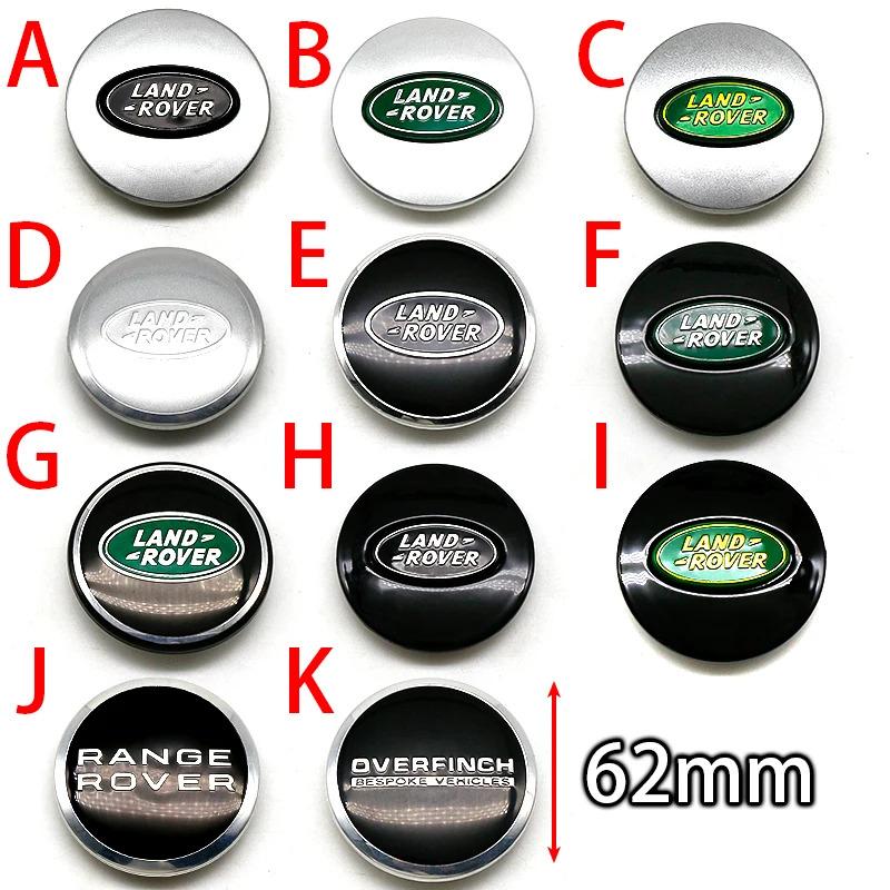 ABS 62mm Car Wheel Center Hub Caps Cove For Land Rover Range Rover Discovery 4 Freelander 2 Velar Defender L322 Evoque L405 SVR