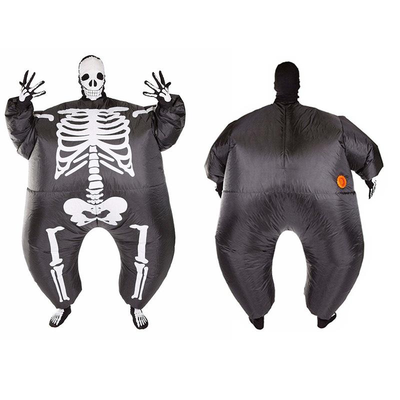 Halloween Horror-Themed Orgy Party Cosplay Skeleton Cartoon Doll Funny Prop Skeleton Inflatable Suit