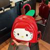 Red Apple Handbag Bag Children'S Creative Children'S Fun Backpack Cute Kitten Girl Foreign Style Dopamine Backpack