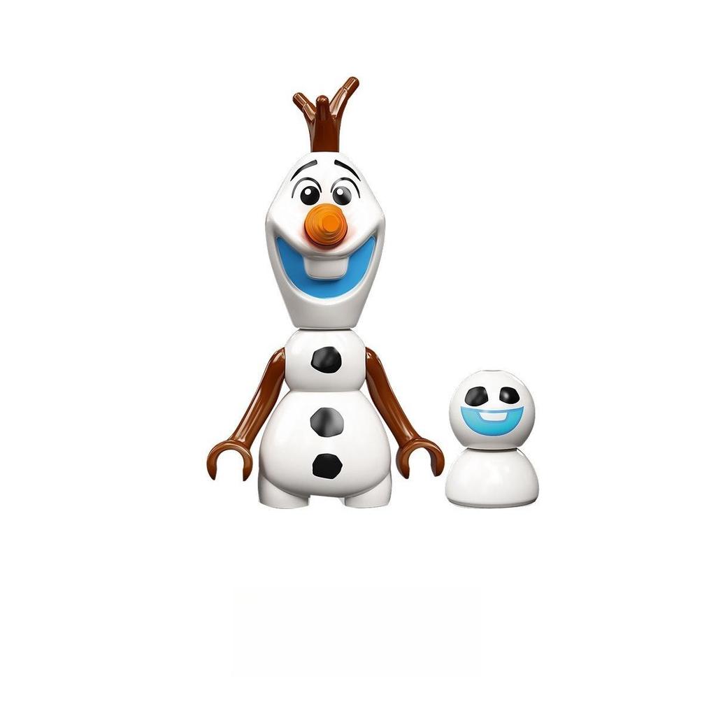 1/5pcs Ice Princess Cartoon Building Block Figure Assembling Toy