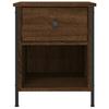 Nightstands 2 Pcs Brown Oak Effect 40 X 42 X 50 Cm Engineered Wood