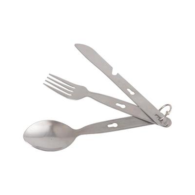 Portable Folding 3-in-1 Cutlery Set