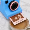 Funny 3D Printed Latte Camera Vintage Look Coffee Powder Print Camera  Table Display