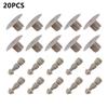 Retainer Fastener Panel Clip 2005 20PC Beige Panel
