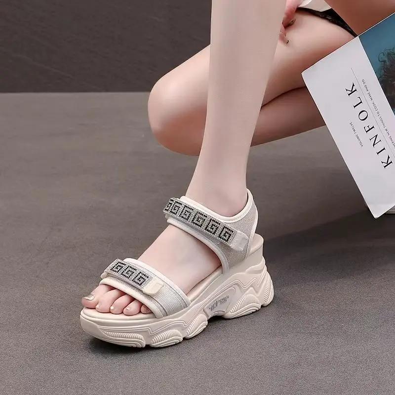 Summer 2025 Outdoor Footwear Platform Women's Shoes Sandals For Woman Beach Sandal Comfortable And Low Price Comfort Shoe F H