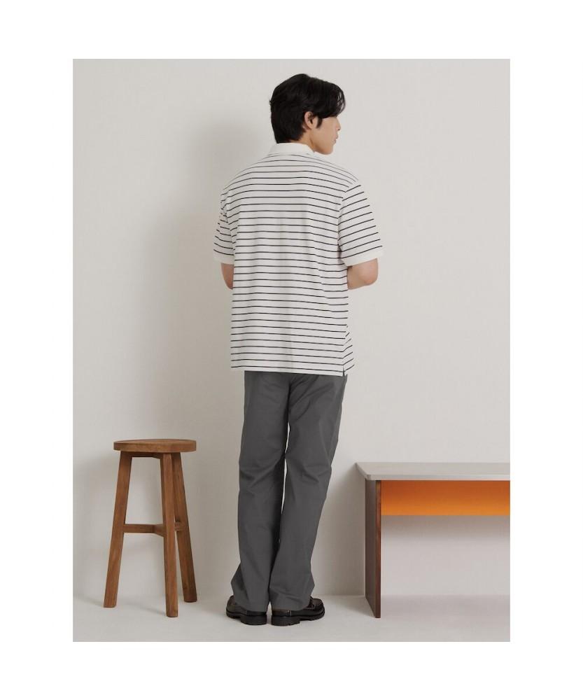 Binpolmen Summer Dobby Comfort Fit Chino Pants Ash