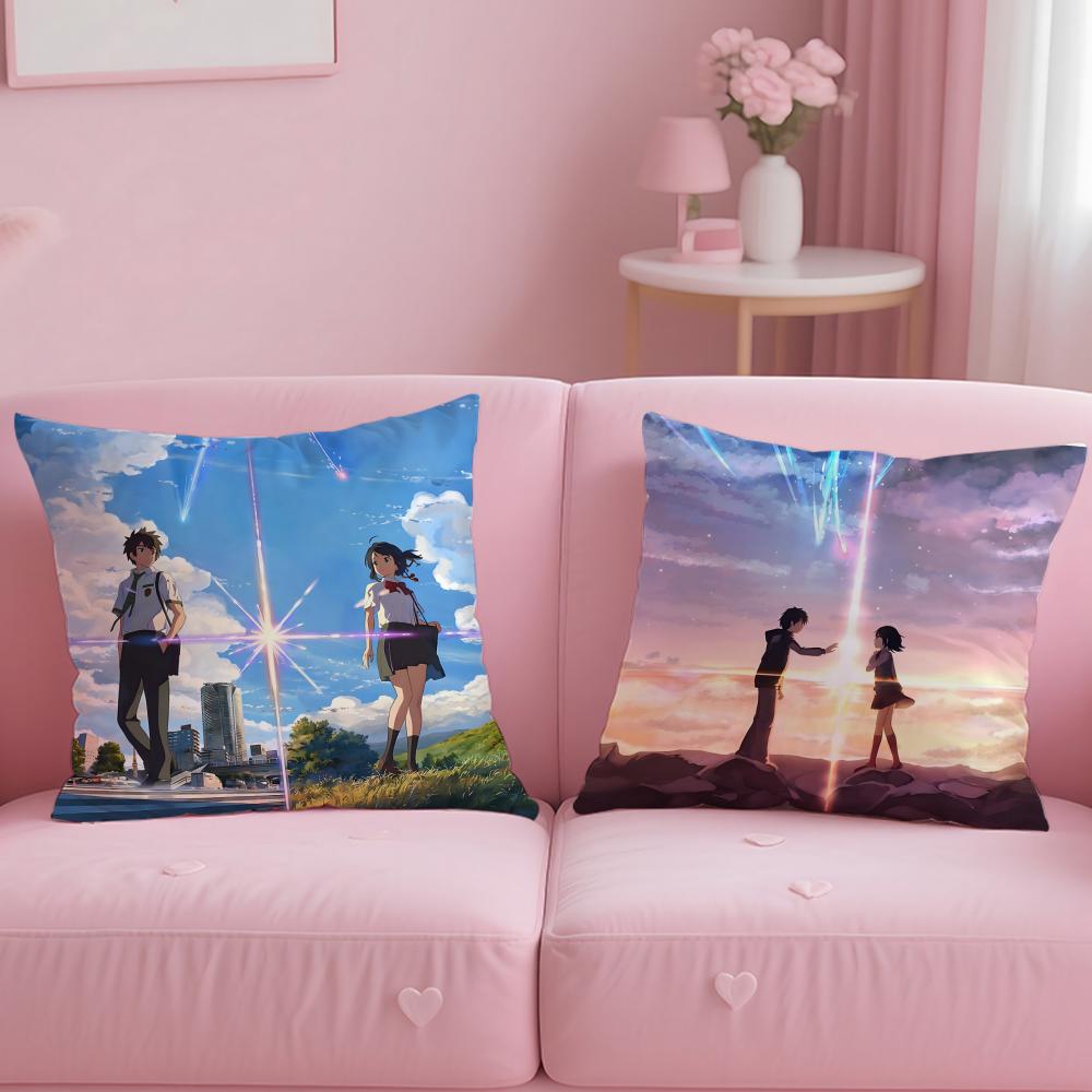 Cartoon Your N-Name Cushion Cover Comfortable Reversible Pillow Cover Ideal for Car Sofa Bedroom & Beyond