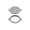 Vintage Metal Bezel Frames Resin Art Bezel Connectors For Photo Craft