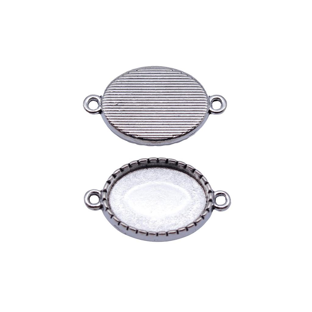 Vintage Metal Bezel Frames Resin Art Bezel Connectors For Photo Craft