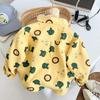 Boys Cotton Shirt Spring Autumn Bear Print Breathable Sun Protection Top Fashionable