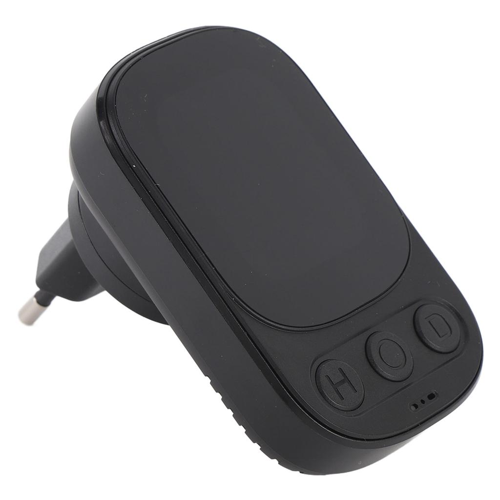 CO Gas Detector AC Plug In Portable CO Detector Device 3 In 1 Temperature Humidity Tester for Home