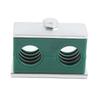 1 stuks Lichte Serie 2 Pijpgaten Hydraulische Pijpklem 6-32 mm Diameter Pijp Vastgeschroefde Plastic Clips Olie Water Gas Pijp Bevestigingsdeel