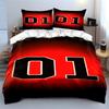 Large black and white numbers. Bedding sets Duvet cover sets Duvet covers Pillowcases(1 * Duvet Cover 2 * Pillowcases without duvet insert)