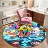 Gravity Falls Print Round Rug, Washable Floor Carpet, For Entryway Dorm Laundry Room Office Study, Home Decor Birthday Christmas Gift